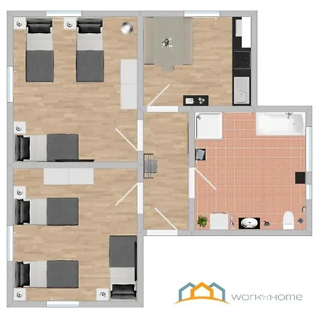 Apartment Sad100 - Gemuetliche Monteurwohnungen In Schwandorf in Bayern
